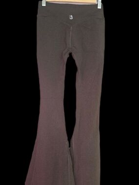 🐰 Buffbunny Collection Flare Leggings | Crossover Waist | Brown | L